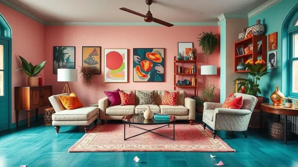 Explorando o Maximalismo no Design de Interiores: A Casa de Phoebe Hollond