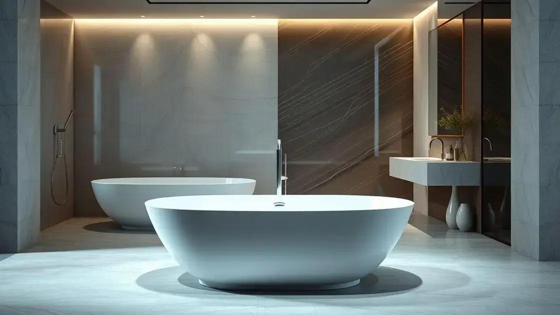 Modelos de banheiras contemporâneas para diferentes estilos de decoração