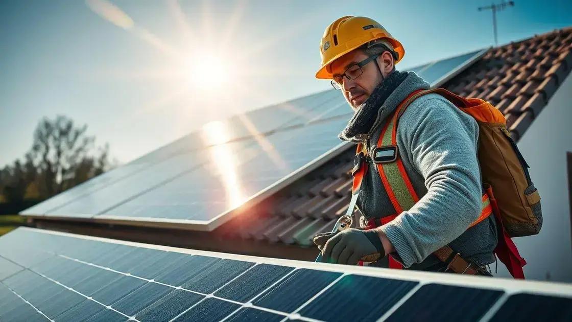Montagem de Painéis Solares