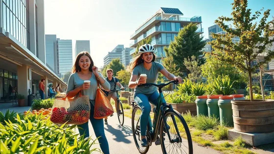 Tendências atuais em estilo de vida sustentável