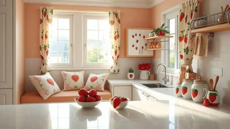 Decoração inspirada no morango do amor: tendência para o seu lar