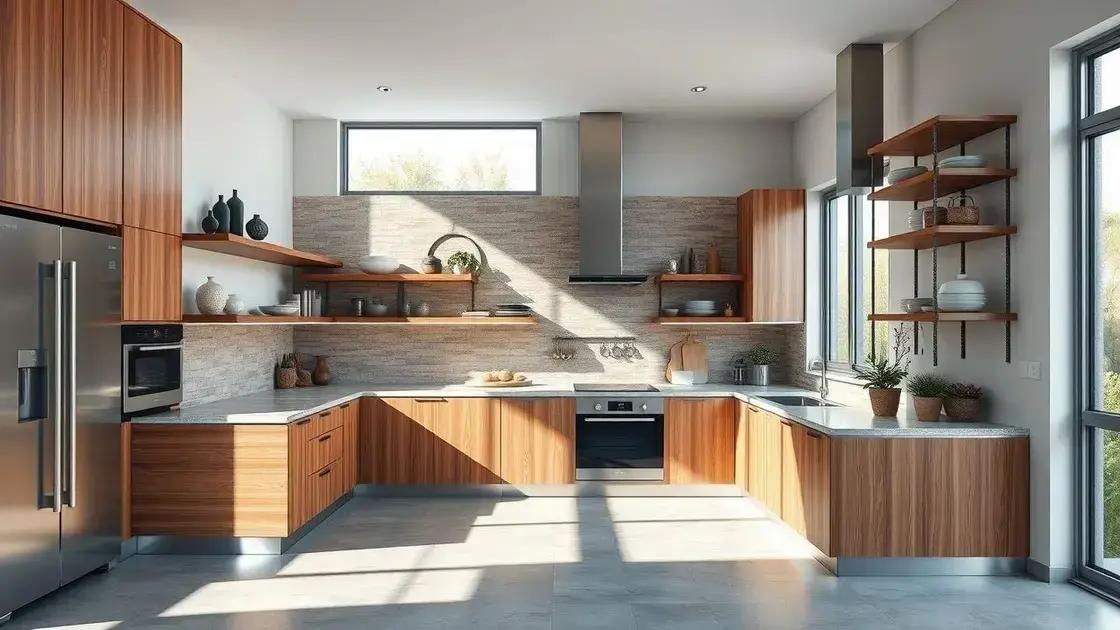 Estilos e organização na cozinha completa