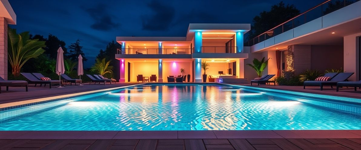 Iluminação em LED para Piscinas: Charme e Modernidade no Seu Espaço – Imagem 2 Iluminação em LED para Piscinas: Charme e Modernidade no Seu Espaço - Imagem 2