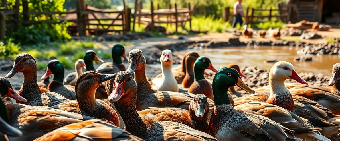 Os Melhores Patos para Carne: Raças para Sabor e Rendimento – Imagem 4 Os Melhores Patos para Carne: Raças para Sabor e Rendimento - Imagem 4
