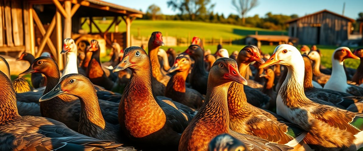 Os Melhores Patos para Carne: Raças para Sabor e Rendimento – Imagem 1 Os Melhores Patos para Carne: Raças para Sabor e Rendimento - Imagem 1
