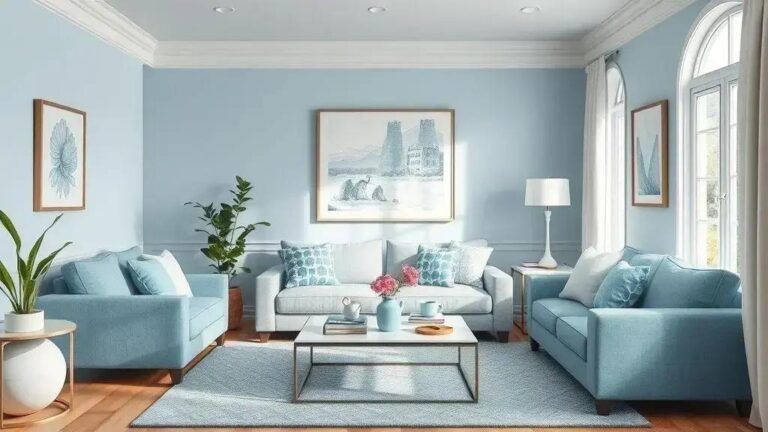 Como Usar Azul Pastel na Decoração: Dicas e Combinações