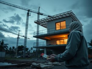 Construção com madeira