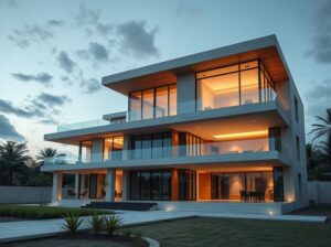 Construção de casas de luxo