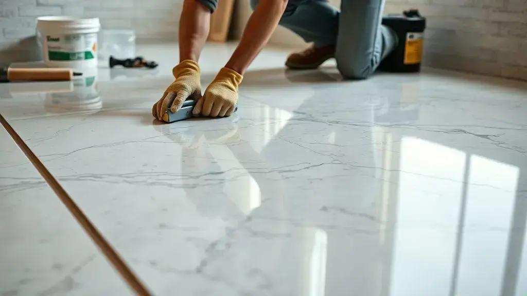 Instalação e cuidados com porcelanato marmorizado polido Instalação e cuidados com porcelanato marmorizado polido
