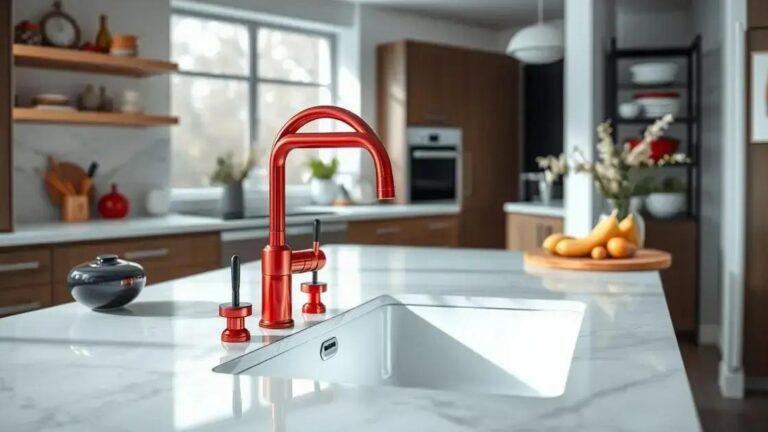 Metais coloridos para banheiros e cozinhas: a nova tendência de design