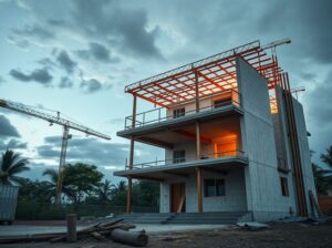 Areia para construção