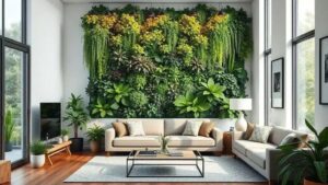 Como fazer um jardim vertical na sala: dicas práticas e funcionais