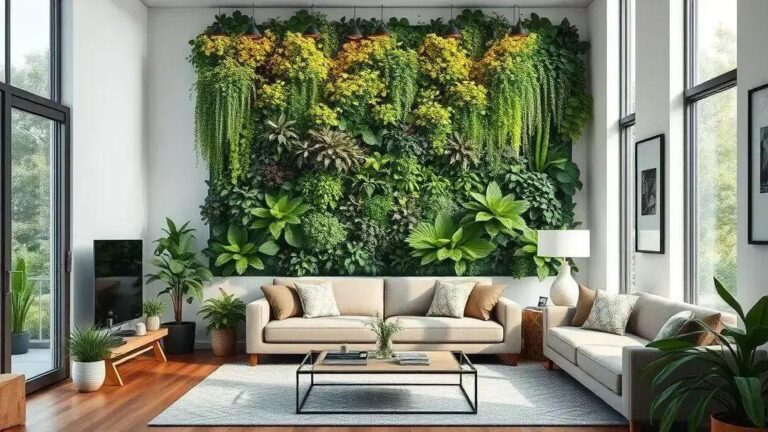 Como fazer um jardim vertical na sala: dicas práticas e funcionais