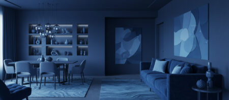 Monocromia na decoração: como usar variações de uma cor para ambientes impactantes