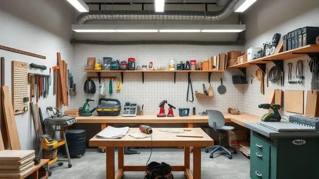 Como preparar a área de trabalho para lixamento?