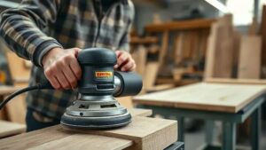 Como usar a lixadeira orbital para acabamentos profissionais em casa