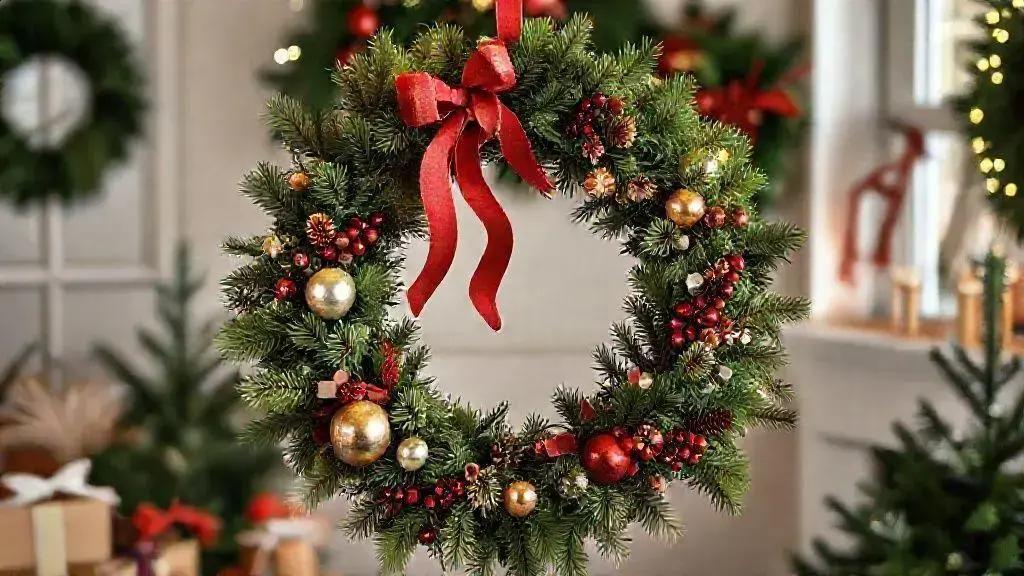 Montagem de guirlandas e outros itens