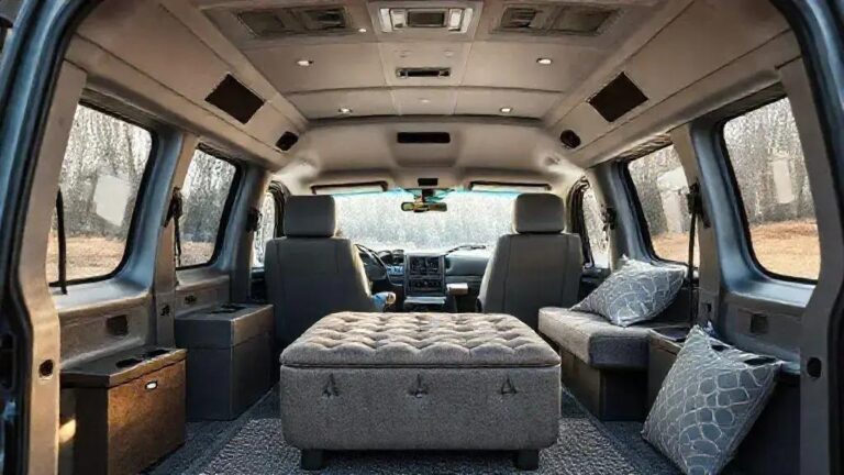 Os 6 Melhores Ottomans para Conforto em Van Life