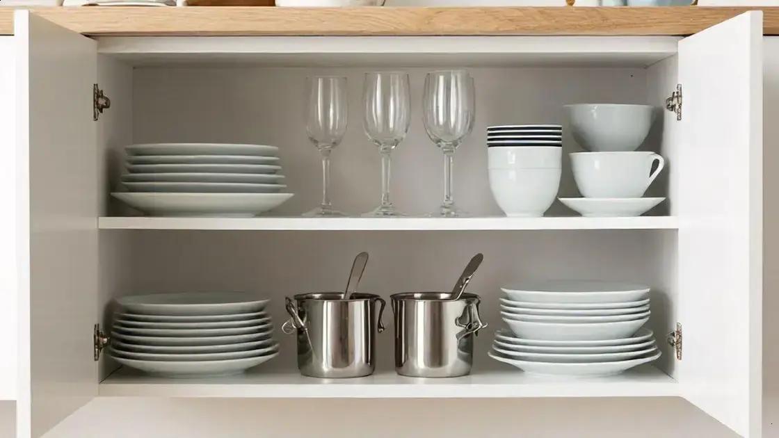 Agrupe e posicione os itens para fácil acesso e rotina eficiente