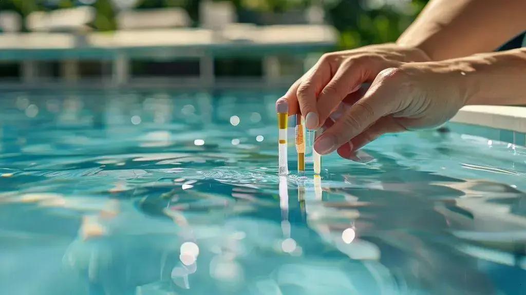 Análise e correção dos níveis químicos da água para limpeza eficaz