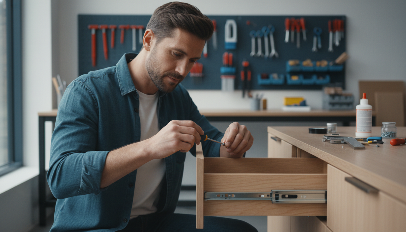 Como Consertar Trilho de Gaveta: Guia Completo e Fácil 3