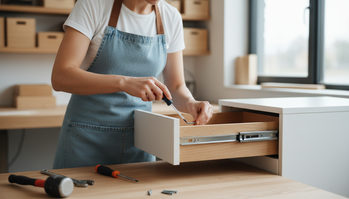 Como Consertar Trilho de Gaveta: Guia Completo e Fácil 4
