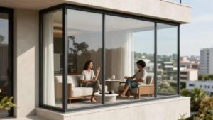 Cortina de vidro: tipos, vantagens, preços e manutenção para sua varanda