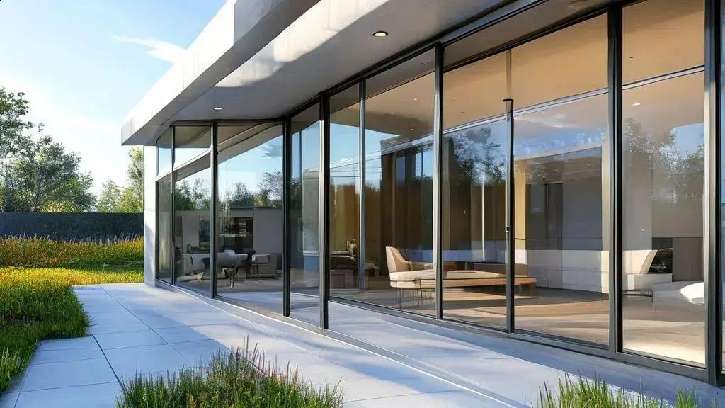 Esquadrias de vidro temperado