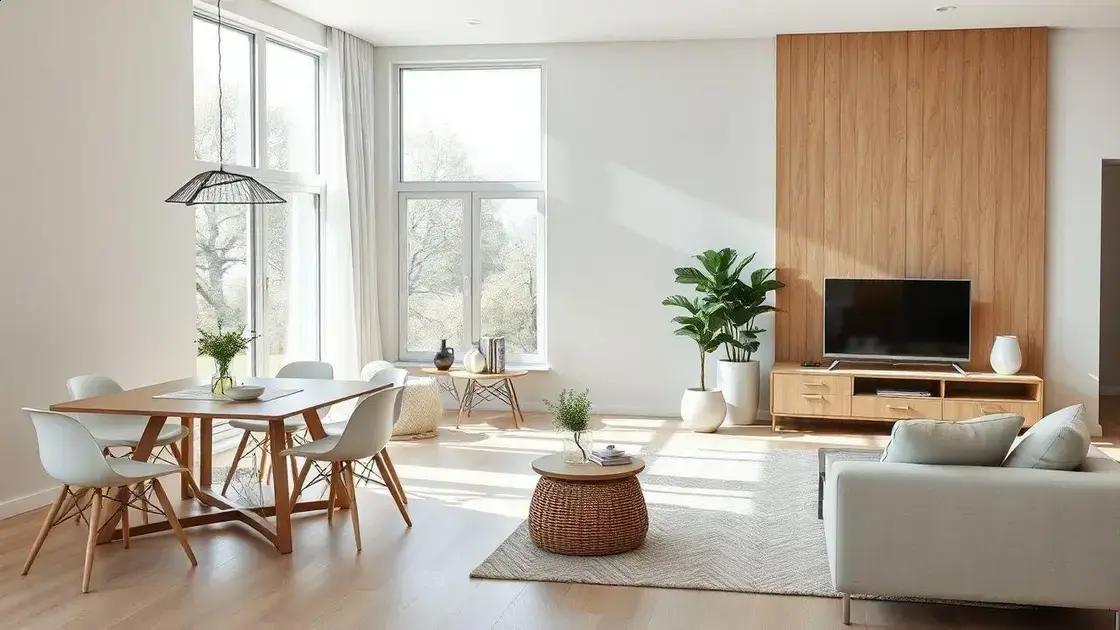 Estratégias para salas de jantar e estar