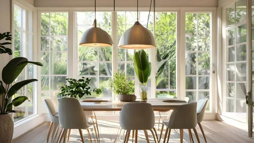 Iluminação, ventilação e controle de odores para ambiente agradável