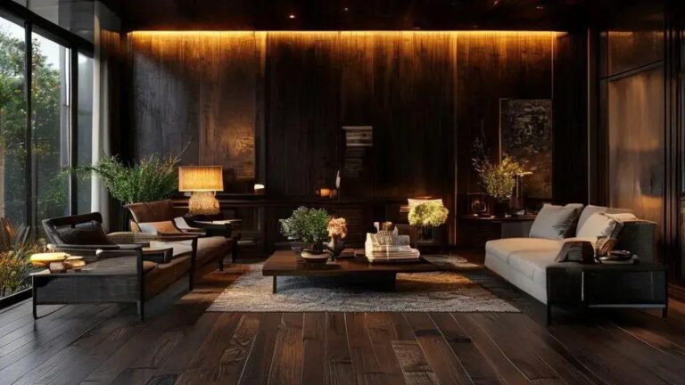 Madeira escura no décor: sofisticação e aconchego para seu ambiente