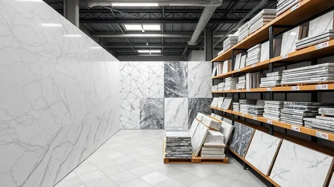 Tipos de mármore branco disponíveis