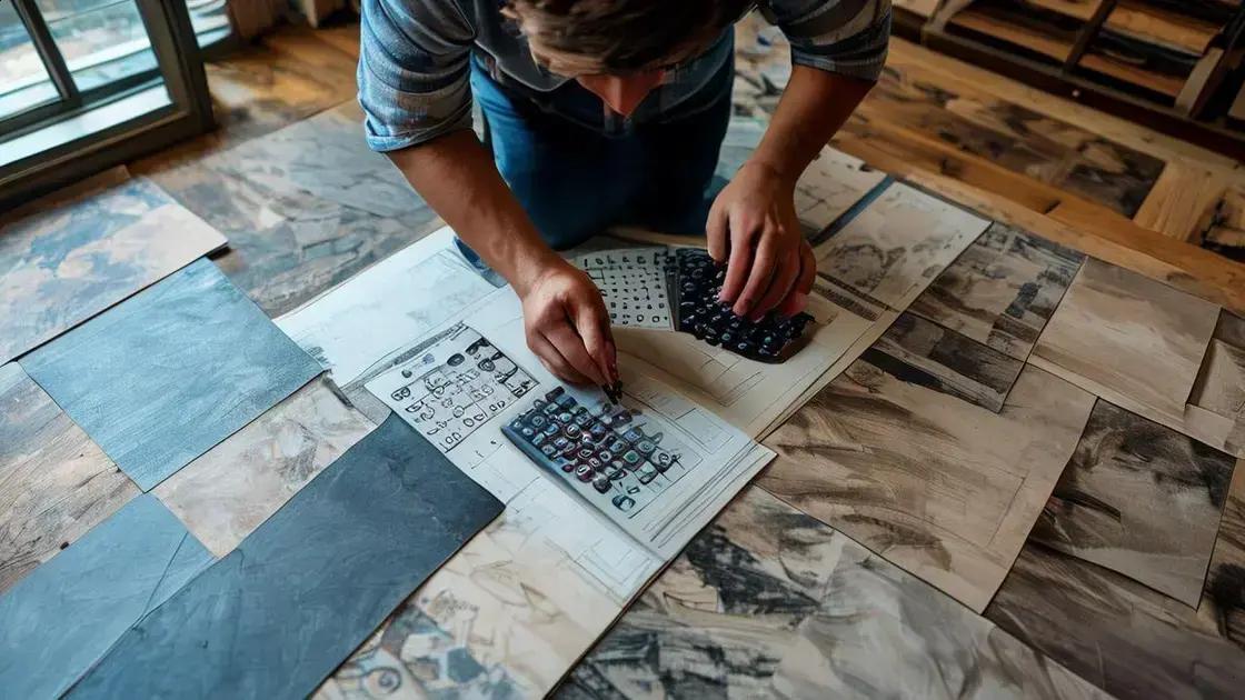 Calculando o piso vinílico