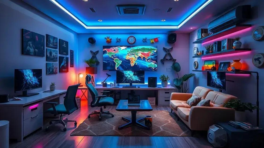 Como montar um quarto gamer indo além do setup