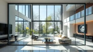 Como o vidro reflecta transforma a arquitetura de interiores contemporânea