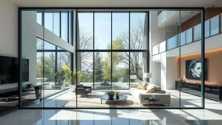 Como o vidro reflecta transforma a arquitetura de interiores contemporânea