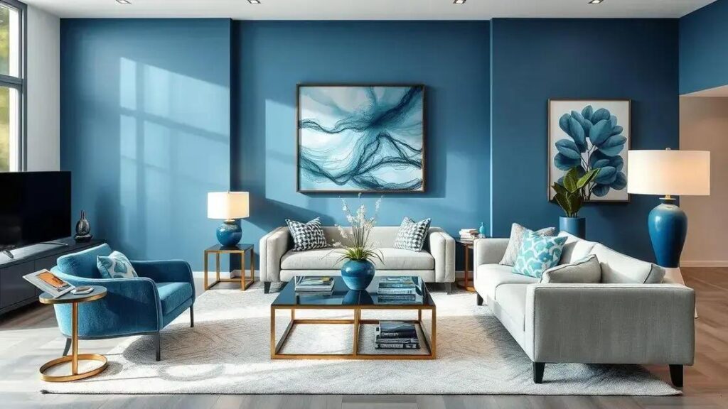 Como usar azul petróleo na decoração de cada cômodo da sua casa