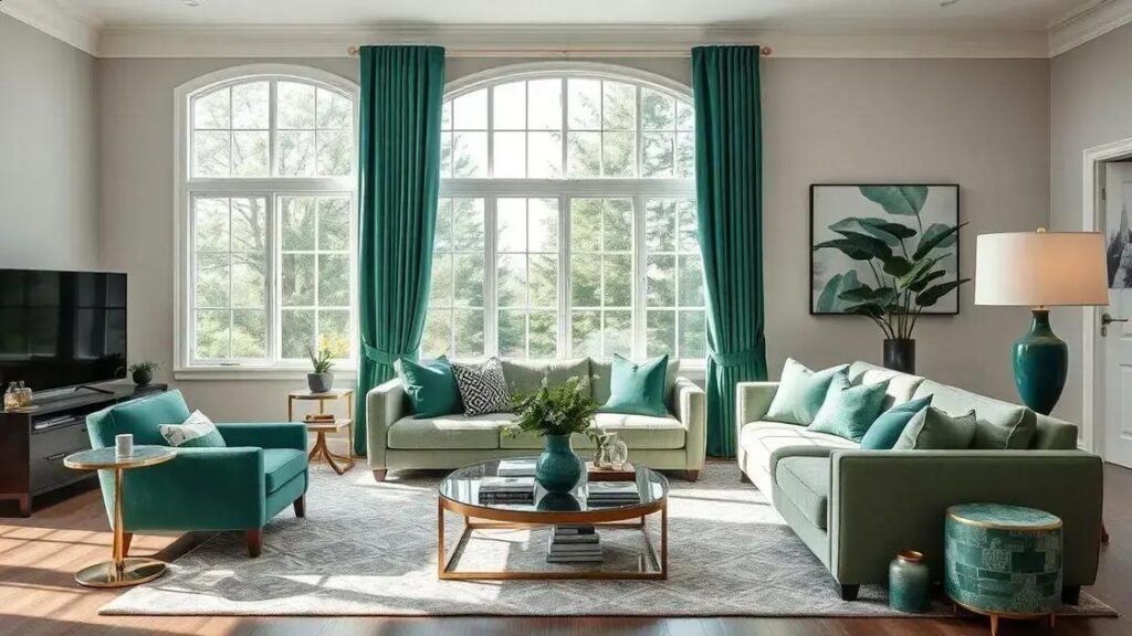 Como usar o verde esmeralda na decoração da sua casa