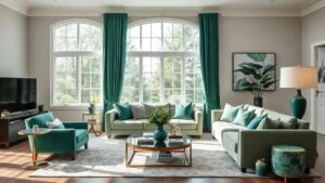 Como usar o verde esmeralda na decoração da sua casa