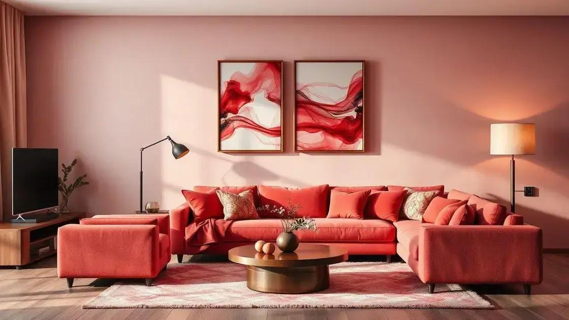 Dicas para usar vermelho em diferentes ambientes