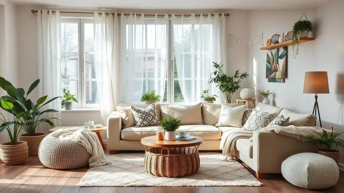 Elementos decorativos que promovem aconchego