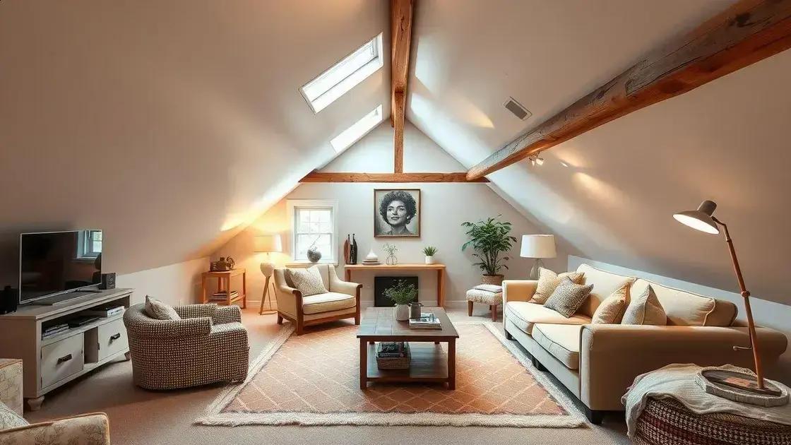 Sótão transformado em sala multifuncional Sótão transformado em sala multifuncional