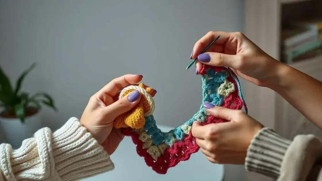 Técnicas de pontos básicos no crochê Técnicas de pontos básicos no crochê