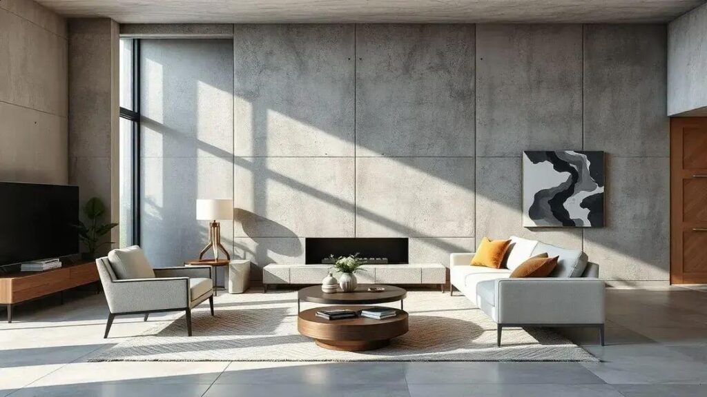 Transforme sua casa com cimento queimado e texturas modernas