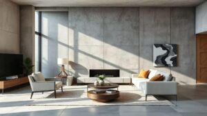 Transforme sua casa com cimento queimado e texturas modernas