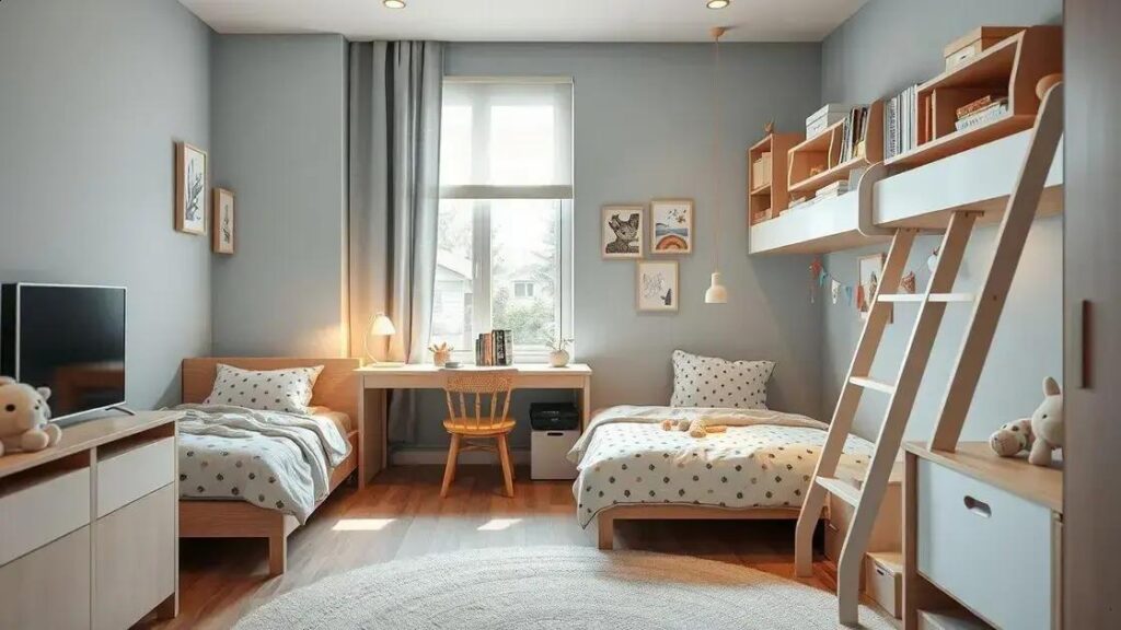Camas para crianças: soluções práticas para pequenos espaços