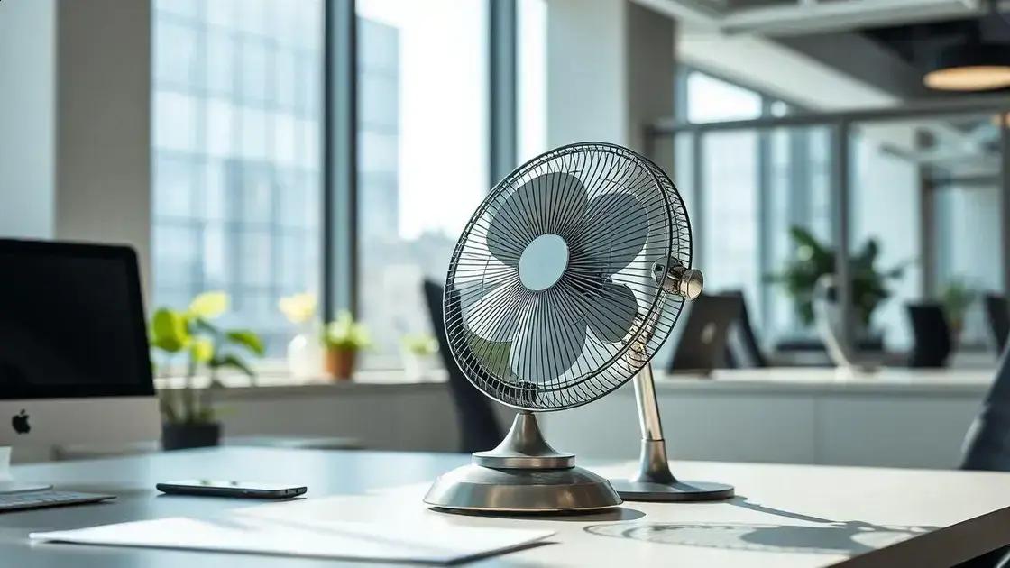 Como Escolher o Ventilador Ideal para Seu Escritório