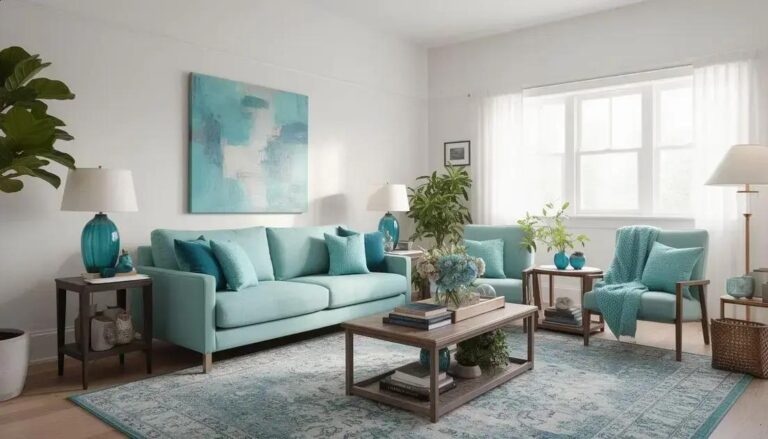 Como Usar Azul Turquesa na Decoração: Dicas e Combinações