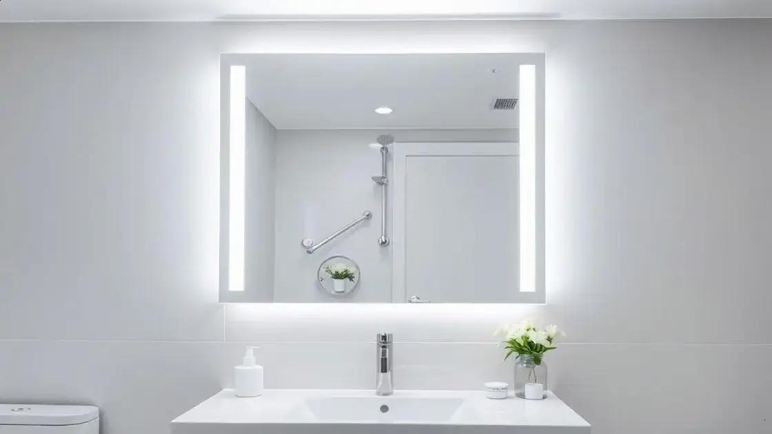 Design e Estilo dos Espelhos de LED Design e Estilo dos Espelhos de LED