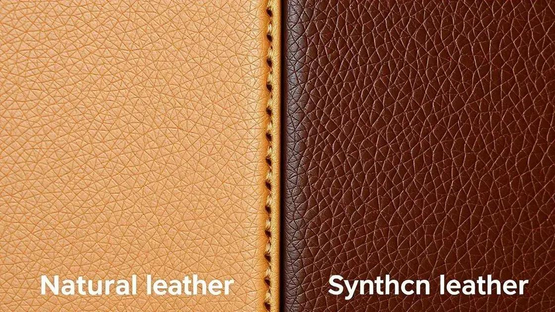 Diferenças entre couro natural e sintético